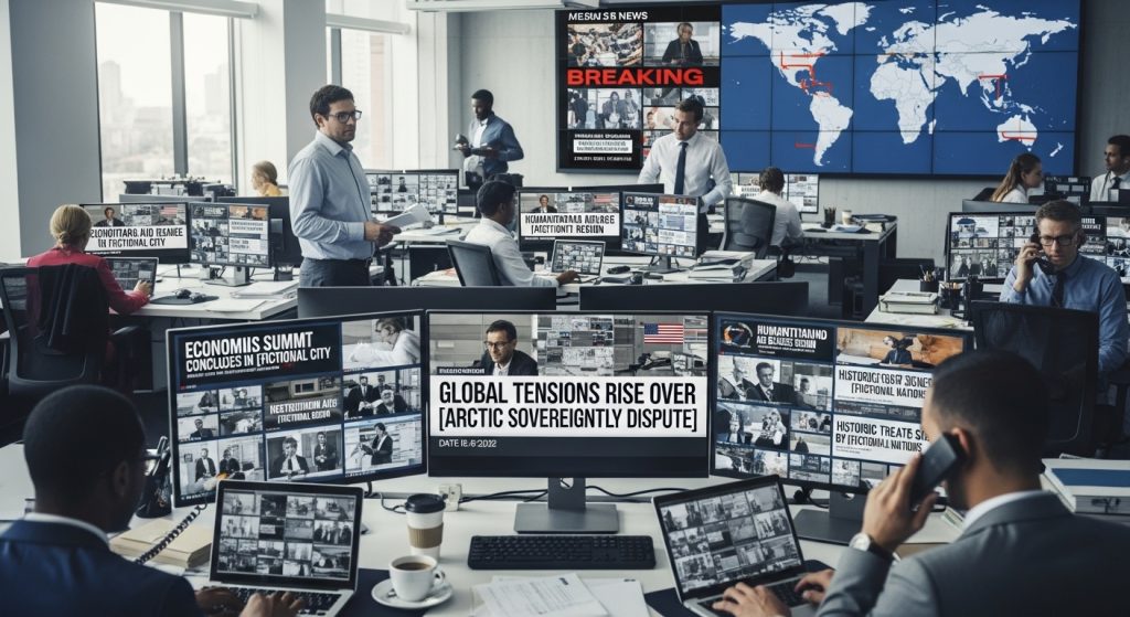 Daily News Reports Highlighting Major International Stories And Events